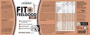 Layenberger Fit + Feelgood Schlankdiät Schoko-Nuss, 1er Pack (1 x 430 g) - 2