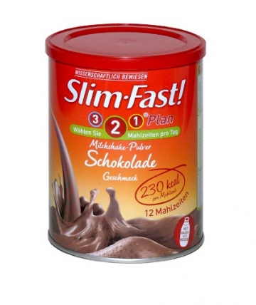 Slim-Fast Pulver Schokolade, 1er Pack (1 x 450 g) - 1